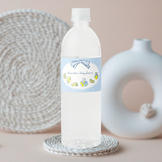 Etiqueta Para Botella De Agua Ducha de bebé Lemon Squeeze You