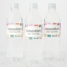 Etiqueta Para Botella De Agua Ducha de Bebé Nuevo Capítulo 