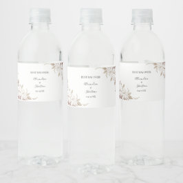 Etiqueta Para Botella De Agua Ducha nupcial Parejas Boda Etiqueta Botella de Agu