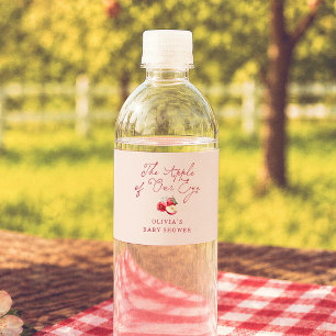 Etiqueta Para Botella De Agua Dulce De Nuestros Ojos Baby Shower