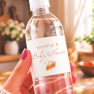 Etiqueta Para Botella De Agua Dulce Pastelito de Calabaza Fiesta de Bebé Otoño