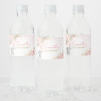 Elefante de globo rosa Baby Shower