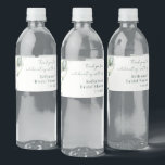 Etiqueta Para Botella De Agua Elegante color de agua Eucalyptus Personalizado de<br><div class="desc">Eucalyptus Greenery Watercolor Bridal Shower Gracias Etiqueta de botella de agua que puedes personalizar fácilmente para tu evento especial y ocasiones anuales.</div>