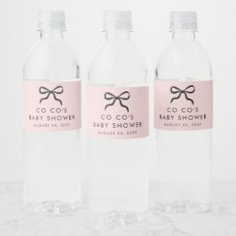 Etiqueta Para Botella De Agua Elegante Etiqueta Mínima De Botella De Agua Baby S