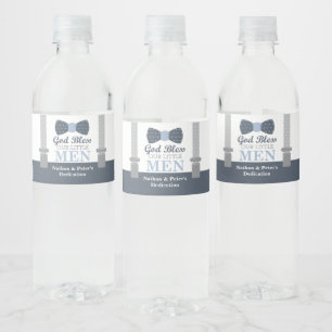 Etiqueta Para Botella De Agua Embalaje de botella de cordón para la dedicción de