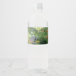 Etiqueta Para Botella De Agua Encuentro De Tres Jardines