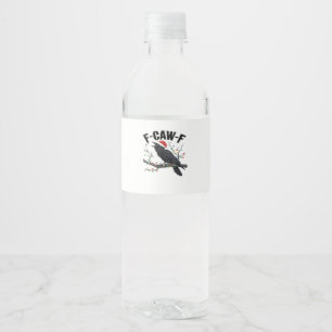 Etiqueta Para Botella De Agua Estilo creativo casual esencial F Caw F