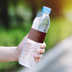 Etiqueta Para Botella De Agua Eternal Bliss