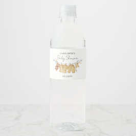 Etiqueta Para Botella De Agua Etiqueta de agua de la línea de ropa de Boho Baby 
