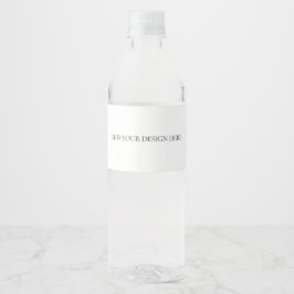 Etiqueta Para Botella De Agua Etiqueta de Botella