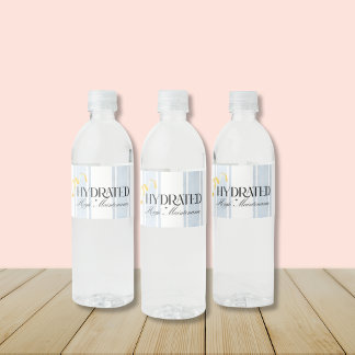 Etiqueta Para Botella De Agua Etiqueta de botella de agua con tema de limón