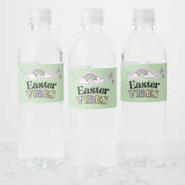 Etiqueta Para Botella De Agua Etiqueta de Botella de Agua de Conejo de Pascua Gr