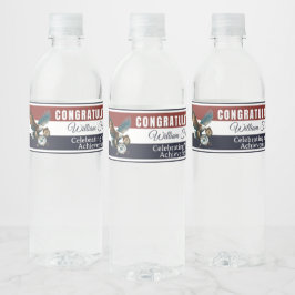 Etiqueta Para Botella De Agua Etiqueta de botella de agua de Corte de Honor