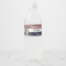 Etiqueta Para Botella De Agua Etiqueta de botella de agua de Corte de Honor