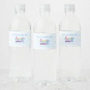 Etiqueta Para Botella De Agua Etiqueta de Botella de Agua de Cumpleaños con Rega