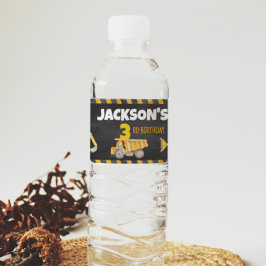 Etiqueta Para Botella De Agua Etiqueta de botella de agua de cumpleaños de const