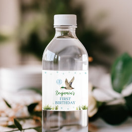 Etiqueta Para Botella De Agua Etiqueta de botella de agua de cumpleaños de un ni