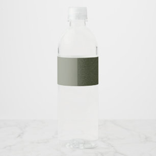 Etiqueta Para Botella De Agua Etiqueta de Botella de Agua de Doble Tono Verde Mu