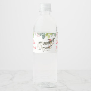 Etiqueta Para Botella De Agua Etiqueta de botella de agua de granja de vaca lech