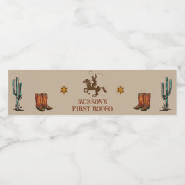 Etiqueta Para Botella De Agua Etiqueta de botella de agua de la fiesta de cumple