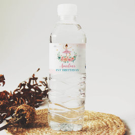 Etiqueta Para Botella De Agua Etiqueta de botella de agua de la fiesta de cumple