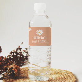Etiqueta Para Botella De Agua Etiqueta de botella de agua de la fiesta de cumple