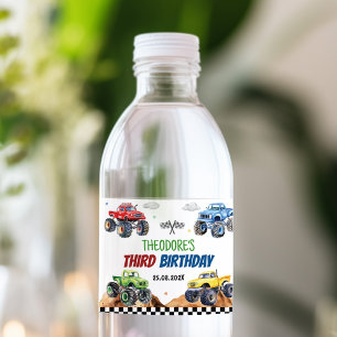 Etiqueta Para Botella De Agua Etiqueta de botella de agua de la fiesta de cumple
