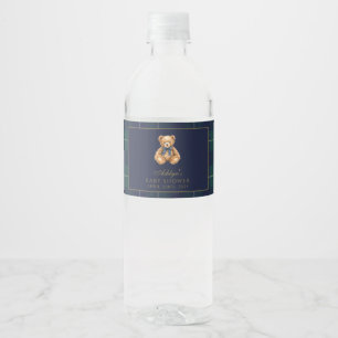 Etiqueta Para Botella De Agua Etiqueta de botella de agua de osito de peluche Vi