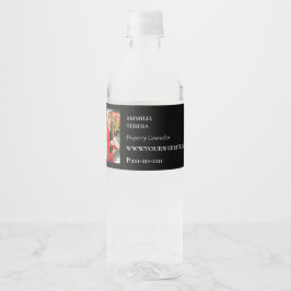 Etiqueta Para Botella De Agua Etiqueta de Botella de Agua de Promoción de Bienes