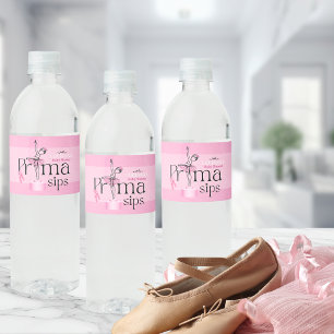 Etiqueta Para Botella De Agua Etiqueta de botella de agua Prima Sips