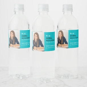 Etiqueta Para Botella De Agua Etiqueta de botella de agua promocional inmobiliar