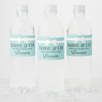 Etiqueta de botella de bebida de Tiffany Inspired