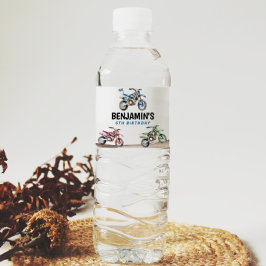 Etiqueta Para Botella De Agua Etiqueta de botellas de agua de cumpleaños para mo