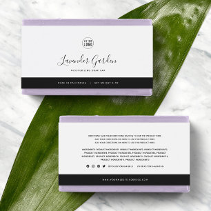 Etiqueta Para Botella De Agua Etiqueta de producto de ingredientes de contraste 