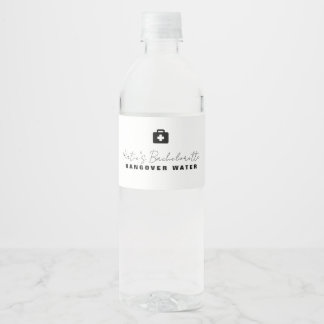 Etiqueta Para Botella De Agua Etiqueta del frasco de agua de la colchoneta de la