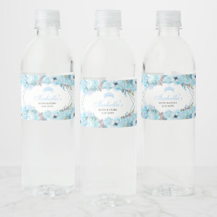 Etiqueta Para Botella De Agua Etiqueta del frasco de agua de la Quinceanera de l