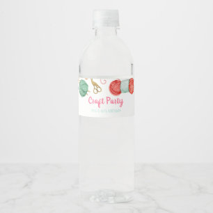 Etiqueta Para Botella De Agua Etiqueta del frasco de agua del Fiesta de naves