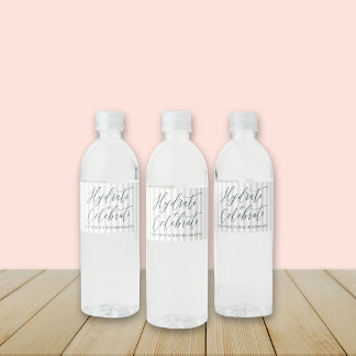 Etiqueta Para Botella De Agua Etiqueta del frasco de agua margs & Matrimonia Per