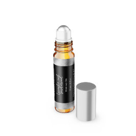 Etiqueta Para Botella De Agua Etiqueta del frasco de rollo de perfume negro y Re