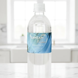 Etiqueta Para Botella De Agua Etiqueta Personalizada de Botella de Agua Zamzam I