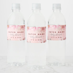Etiqueta Para Botella De Agua Etiqueta personalizada del frasco de agua de la du