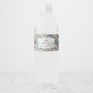Etiqueta Para Botella De Agua Fairy Wrens