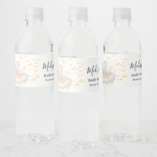 Etiqueta Para Botella De Agua Fiesta de Baby Shower de Elefante Bebé Adorable