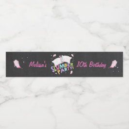 Etiqueta Para Botella De Agua Fiesta de madera Etiqueta del frasco de agua Sleep