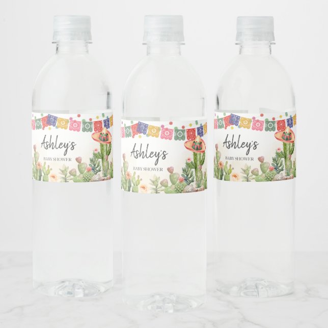 Etiqueta Para Botella De Agua Fiesta Taco 'Bout Baby Shower (Botellas)