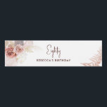 Etiqueta Para Botella De Agua Floral 80th Birthday Party Pampas Grass<br><div class="desc">Celebra el hito de 80 con gracia, elegancia y estilo con nuestra personalizado floral fiesta de cumpleaños número 80 etiqueta de botella de agua! Diseñado específicamente para esta ocasión monumental, nuestra etiqueta de botella de agua combina la belleza de la naturaleza con el encanto elegante de la tipografía de escritura...</div>