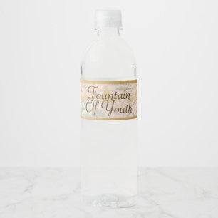Etiqueta Para Botella De Agua Fuente de la señora de la botella de agua del