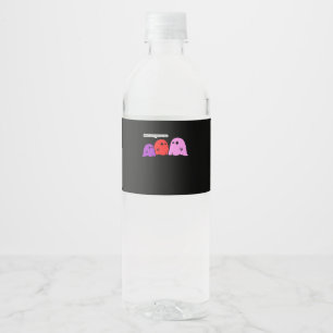 Etiqueta Para Botella De Agua Ghouls solo quiere divertirse con la tendencia de