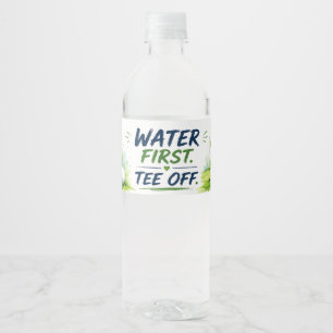 Etiqueta Para Botella De Agua Golf