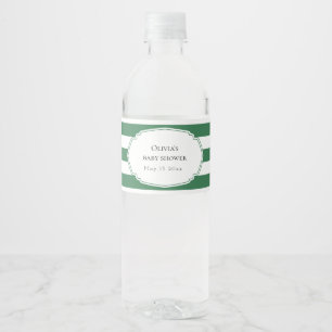Etiqueta Para Botella De Agua Golf verde